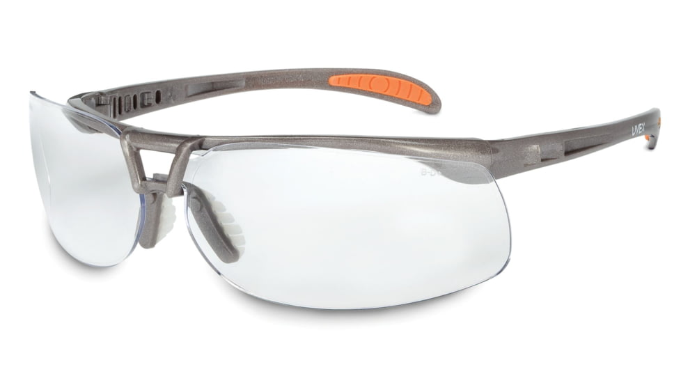 UVEX Protg Safety Glasses, Sandstone/Clear, S4210HS