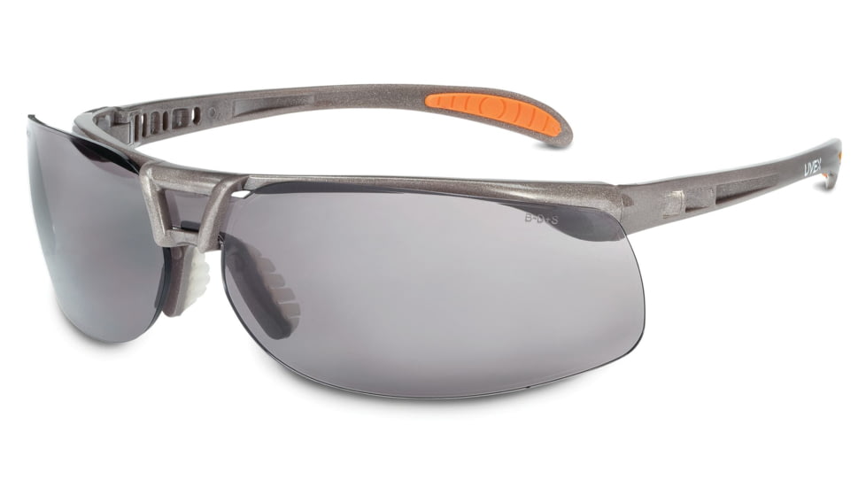 UVEX Protg Safety Glasses, Sandstone/Gray, S4211HS