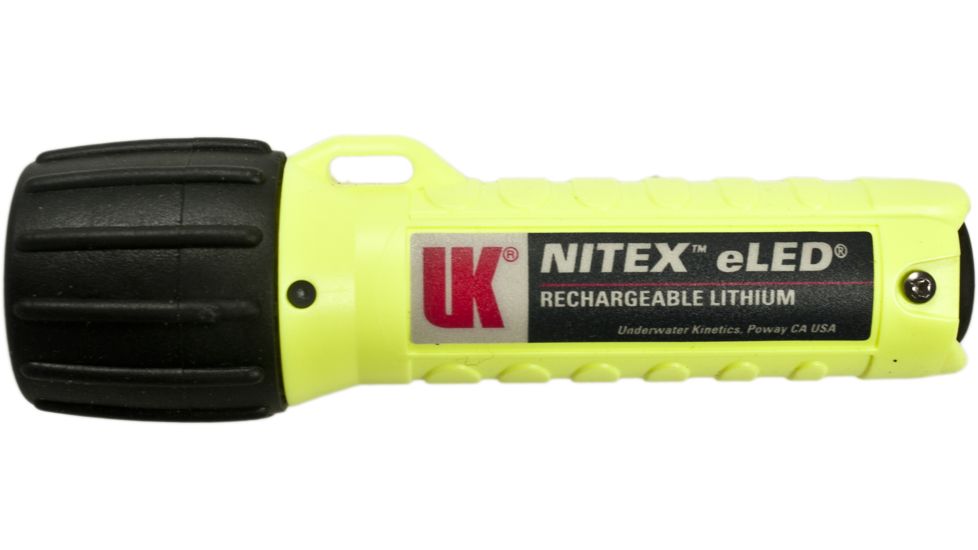 UW Kinetics Nitex w/Charger, Helmet Clip, AC Power Supply, Safety Yellow, US