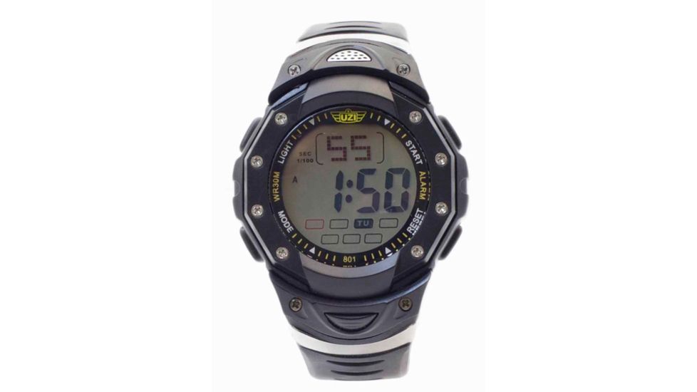UZI Digital Sport Watch 12/24 Hr T - UZI-W-801