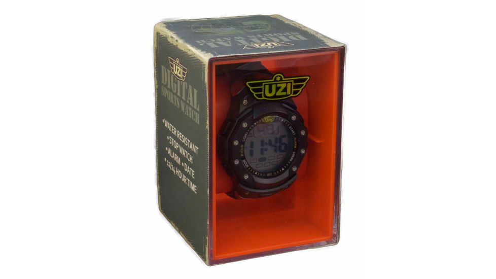 UZI Digital Sport Watch 12/24 Hr T - UZI-W-801