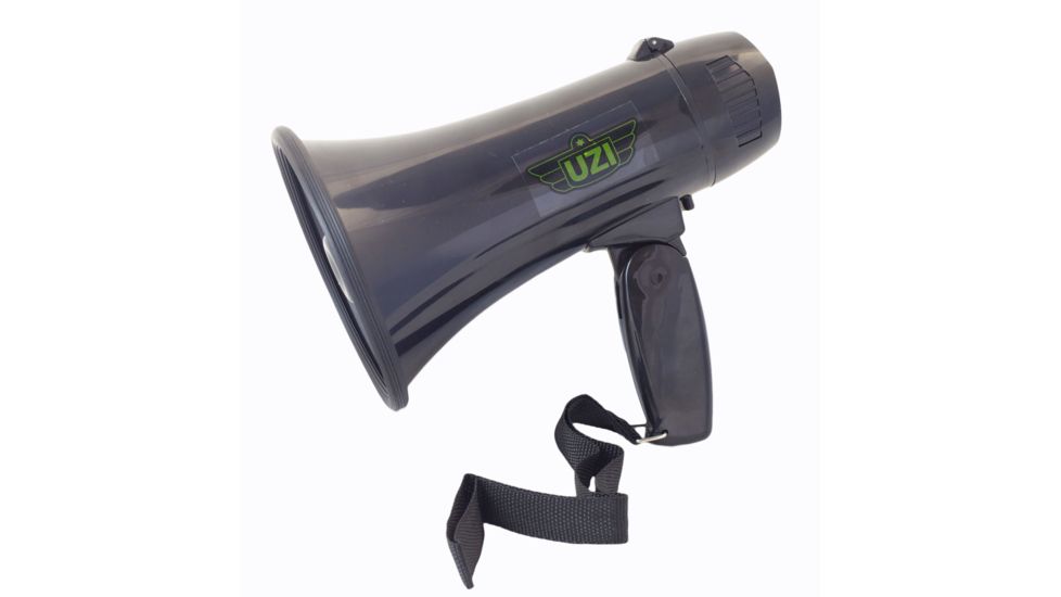 UZI Megaphone - 15-watt, Siren, Re - UZI-MP-204R
