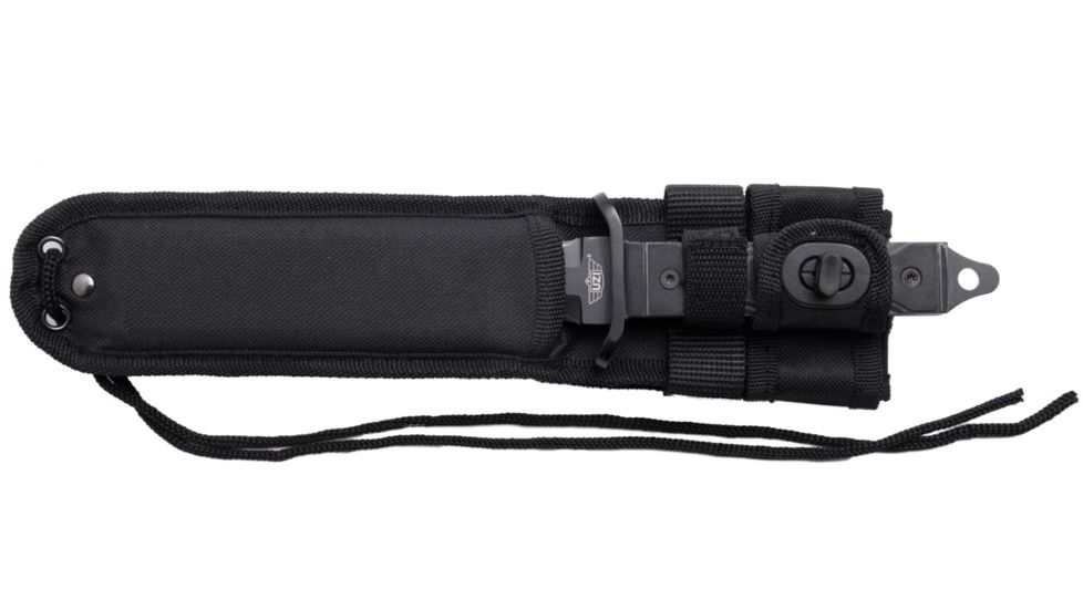UZI Stealth Commander I Stainless Steel Blade, Black UZK-FXB-003