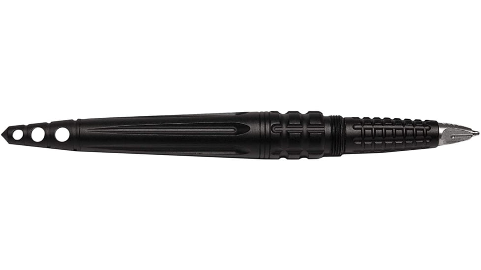 UZI Tactical Defender Pen W/ Glassbreaker &amp; Striking Point - UZI-TACPEN12-BK