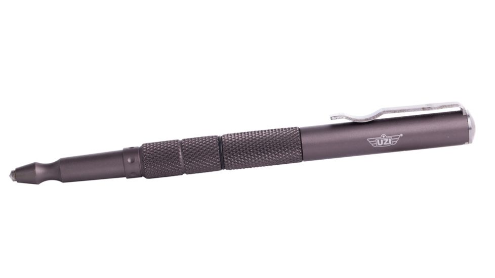 UZI Tactical Glassbreaker Pen, Grey UZI-TACPEN5-GRY