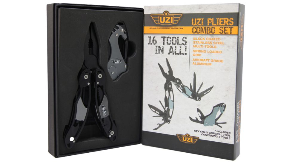 UZI Pliers Combo Set, Black and Grey UZI-GS-001