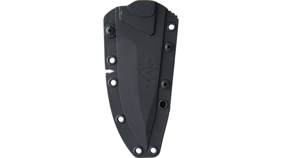 V NIVES Alte Beast Coyote Fixed Blade Knife, 10in Overall, 4.5in Gray Finish D2 Tool Steel Drop Point, Coyote Brown G10 Handle, Black Kydex Sheath, Storage Case., VFB01GPGYCS