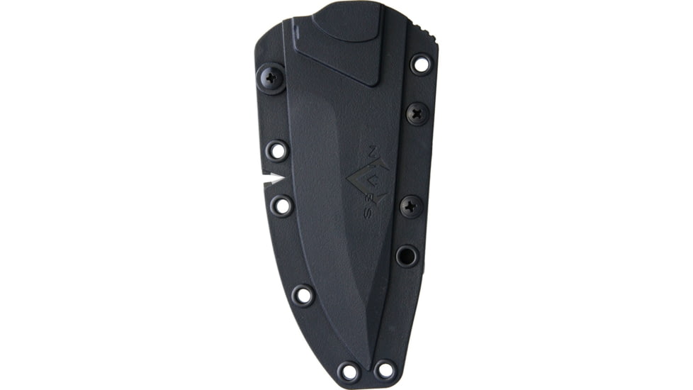V NIVES Alte Beast Orange Fixed Blade Knife, 10in Overall, 4.5in Black D2 Tool Steel Drop Point, Orange G10 Handle, Black Kydex Sheath, Storage Case., VFB01GPBOR