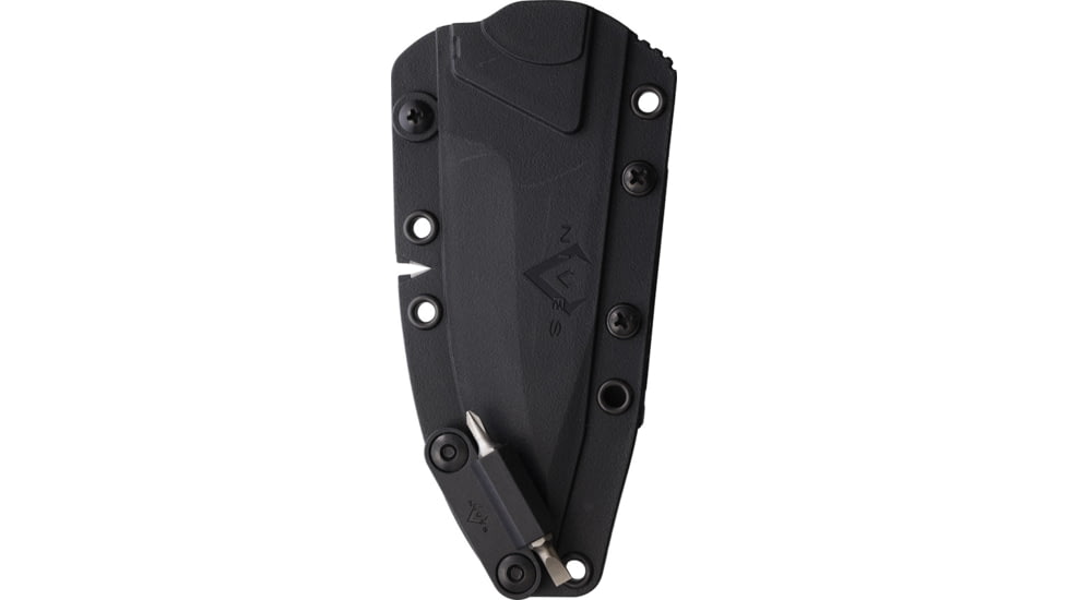 V NIVES Trailblazer Green Fixed Blade Knife, 10.13in Overall, 5in Black PVD Coated D2 Tool Steel Blade, Green G10 Handle, Black Injection Molded Belt Sheath, VFB25GPBGR