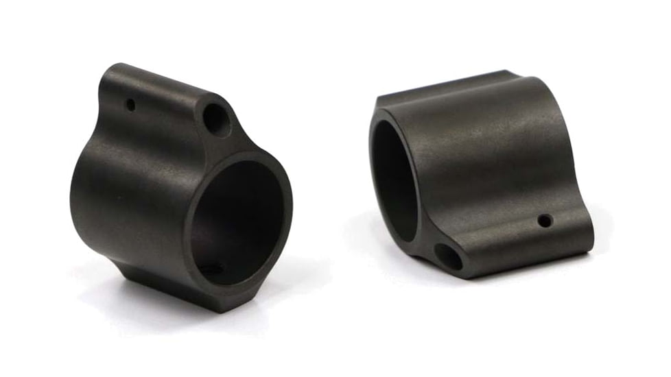 V Seven 17-4 Stainless Gas Block, .625, Dlc Black, S.625-Blk