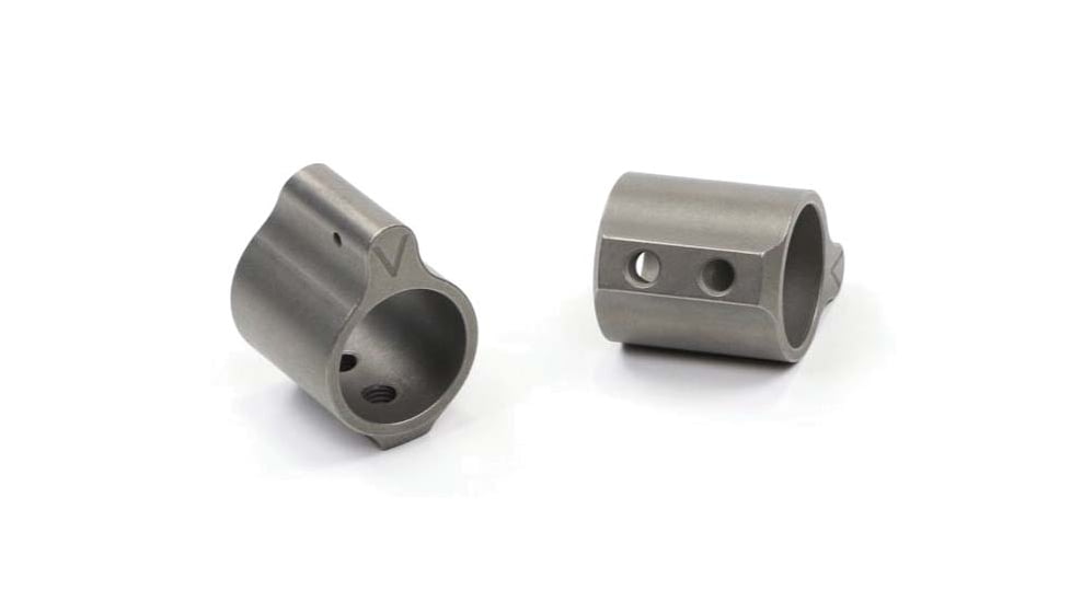 V Seven 17-4 Stainless Gas Block, .625, Raw Ti, S.625
