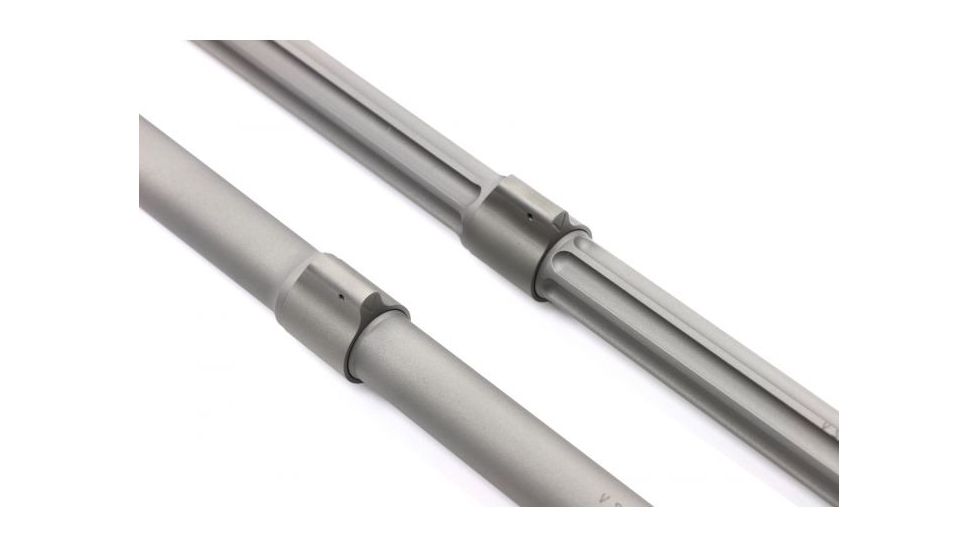 V Seven 308 Win Stainless Match Barrel, Fluted, 5/8 X 24 Threads, Silver, 20 in, 308M10T