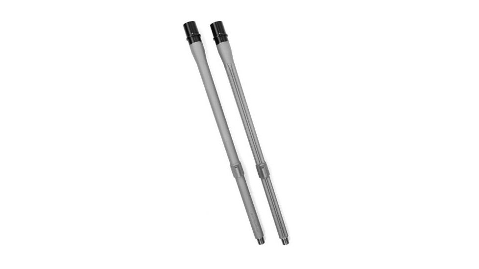 V Seven 308 Win Stainless Match Barrel, Fluted, 5/8 X 24 Threads, Silver, 20 in, 308M10T