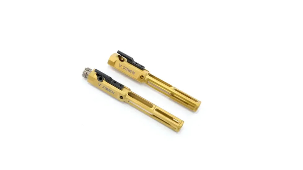 V Seven AR-10 Carrier, .308 Winchester, Gold, CARR-TiN308