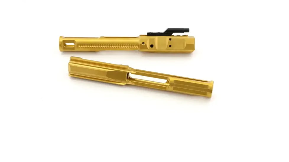 V Seven AR-10 Carrier, .308 Winchester, Gold, CARR-TiN308