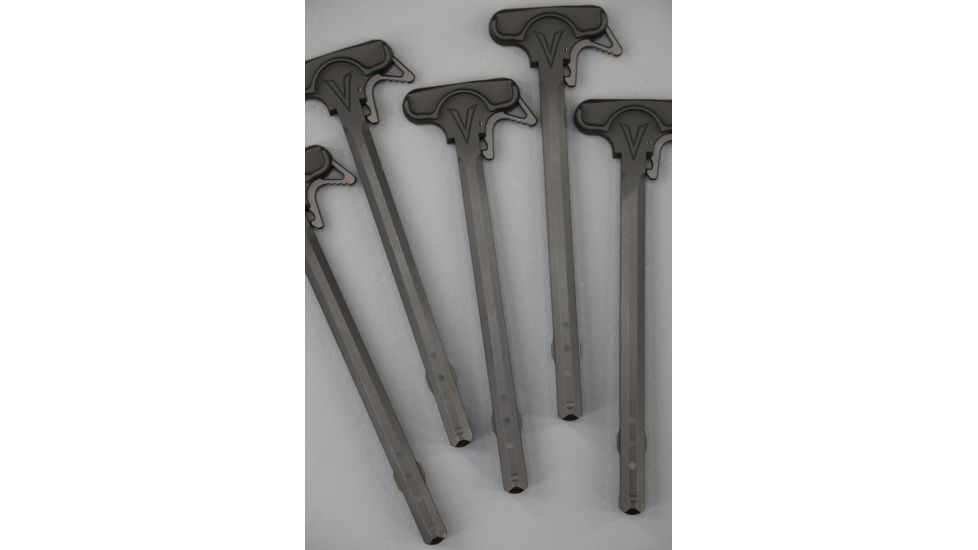 V Seven Charging Handle, AR-15, 5.56x45mm NATO, Right, Anodized Black, C HAND-556