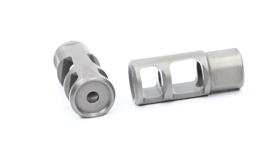 V Seven Furion Muzzle Brake 5/8 X 24, Satin MB3G 7.62/6.8