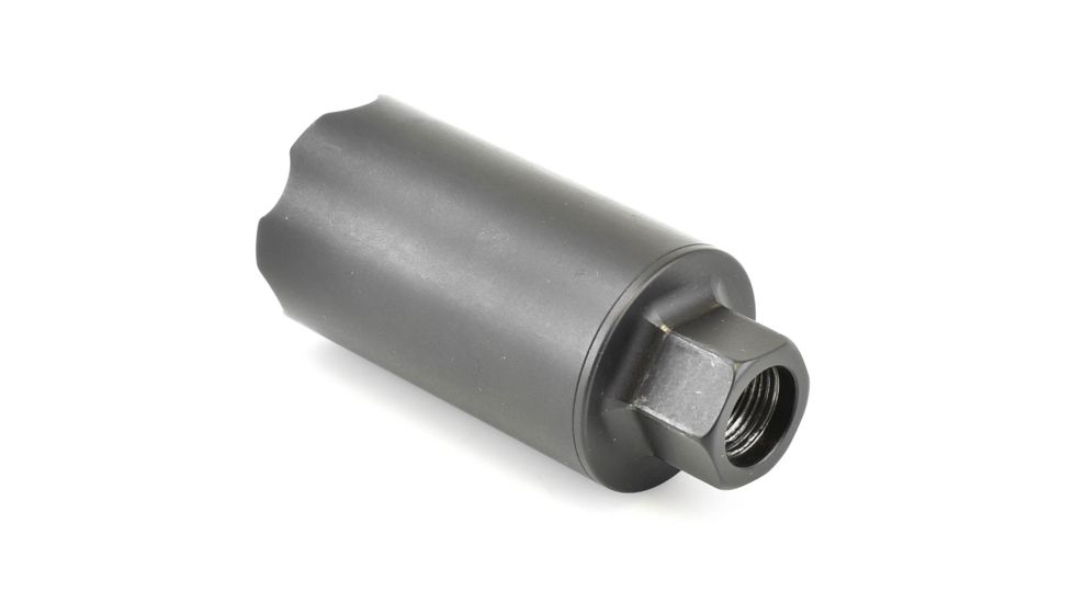 V Seven Helios Linear Compensator 1/2 X 28 For 5.56, DLC, Black Finish, MBHE 556 BLK