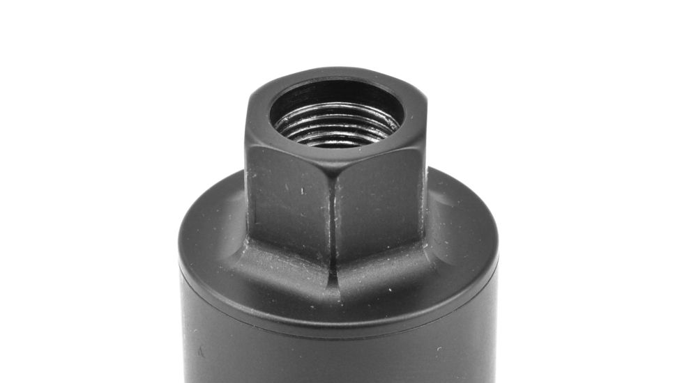 V Seven Helios Linear Compensator 1/2 X 28 For 5.56, DLC, Black Finish, MBHE 556 BLK