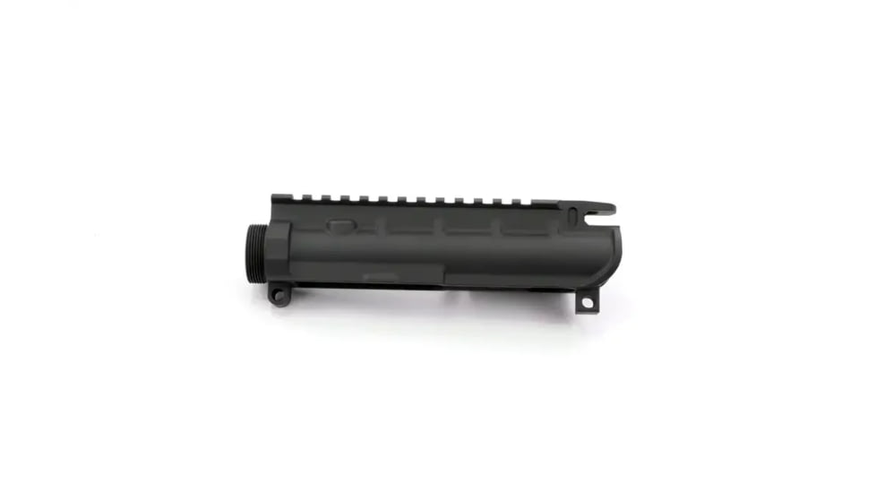 V Seven Sovereign AR-15 Threaded Stripped Upper Receiver w/Forward Assist, Cerakote Armor Black, SOV-UR556