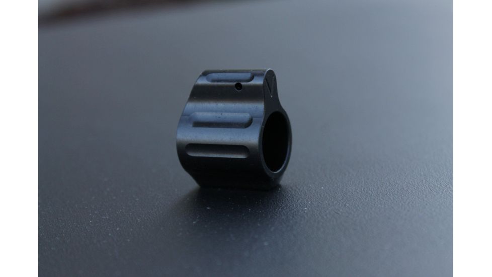 V Seven Titanium .625 Gas Block Pin On, Ionbond Black T.625P-BLK