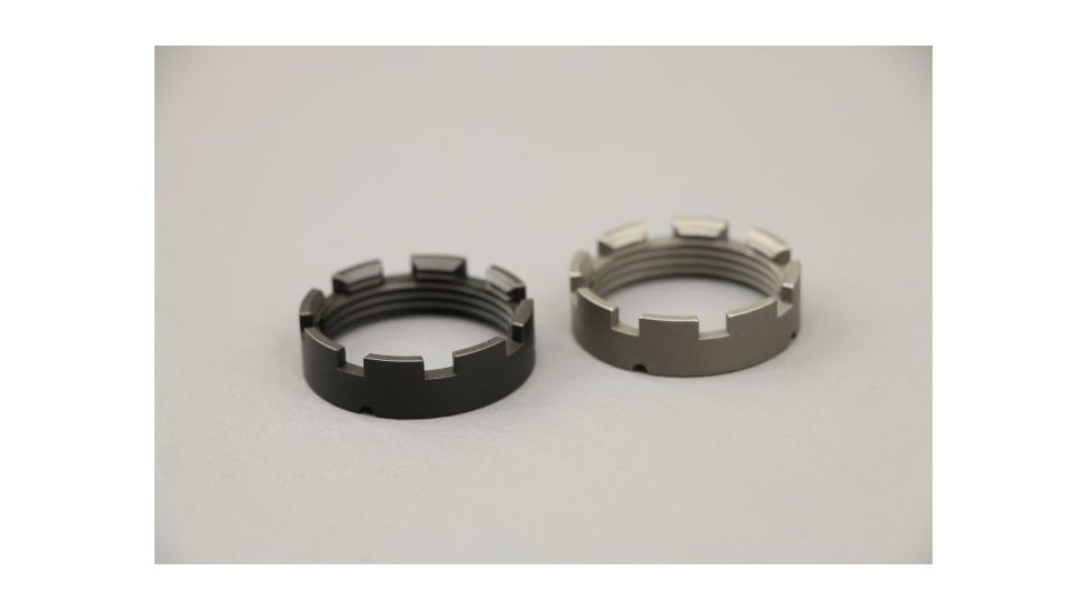 V Seven Titanium Castle Nut, Ionbond Black, LWCN-TI-BLK