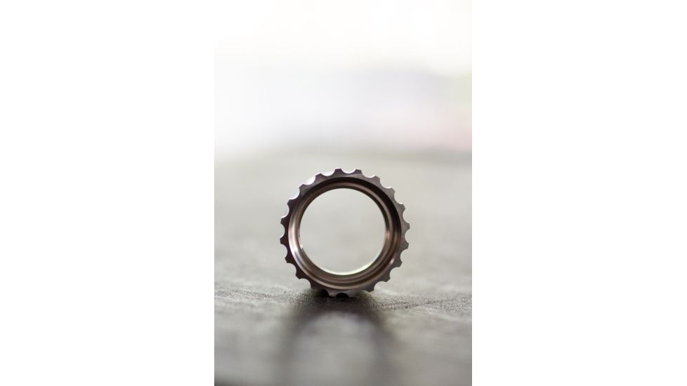 V Seven Titanium Gi Barrel Nut, Raw GI BNUT