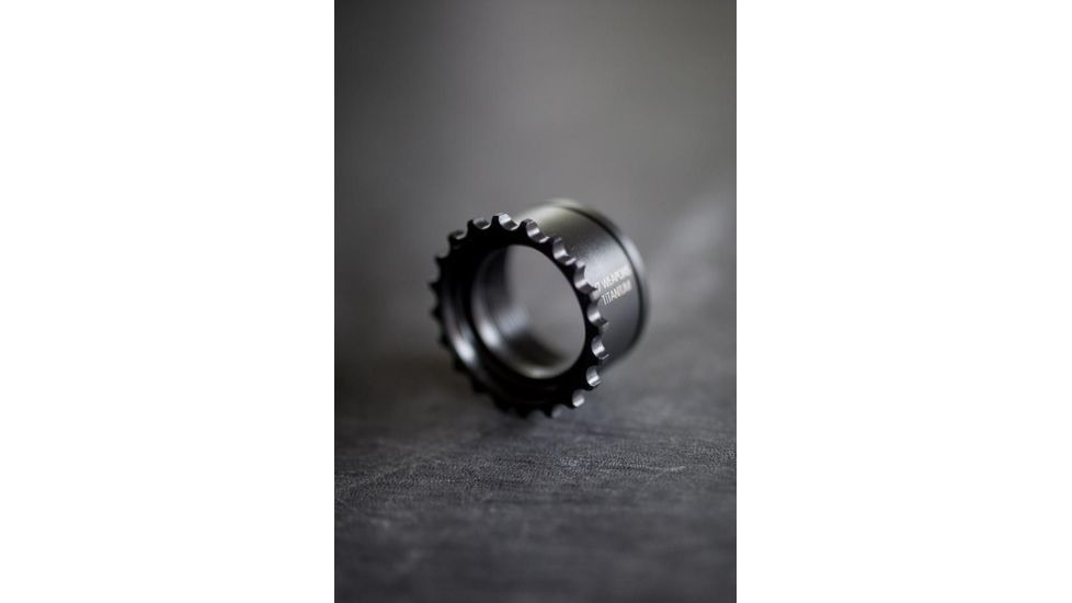 V Seven Titanium Gi Barrel Nut, Ionbond Black GIBNUT-BLK