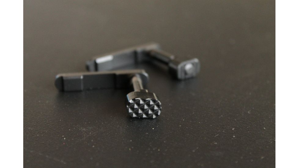 V Seven Titanium Mag Catch/Release w/Button: Diamond, Ionbond Black MAG-CR-TID-BLK