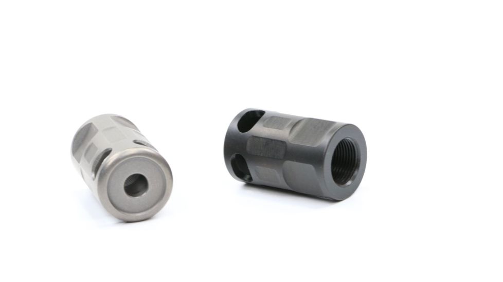 V Seven Titanium Micro Brake 1/2 X 28 For 5.56, Black MB TI-MICRO 556BLK