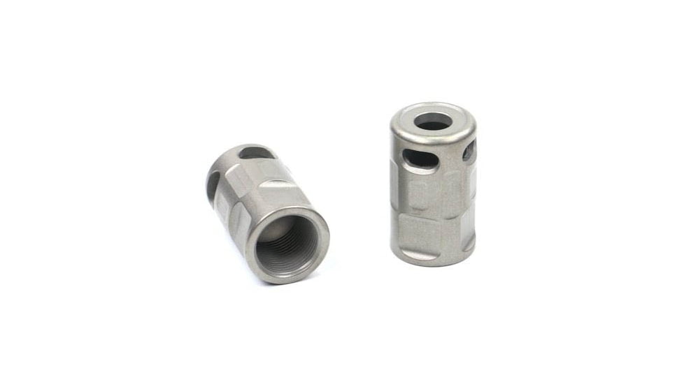 V Seven Titanium Micro Brake 1/2 X 28 For 5.56, Raw, MB TI-MICRO 556