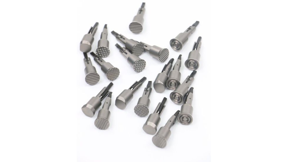 V Seven Ultra-Light Forward Assist, Vertical Lines, 7075 T6 Aluminum, NiB Matte Silver, UL-FOR A-VERTNP3