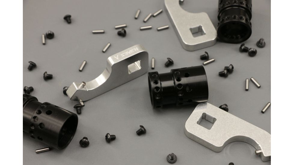 V Seven Ultra-Light Handguard, AR-15, M-LOK, 10 inch, Lithium Aluminum Alloy 2099, Black, ULIGHT 10ML