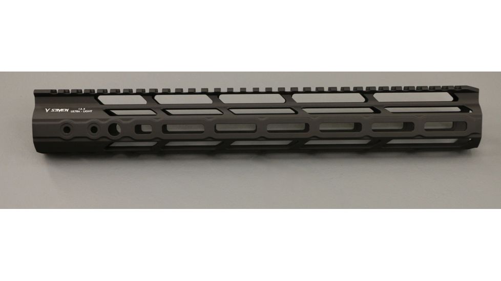 V Seven Ultra-Light Handguard, AR-15, M-LOK, 10 inch, Lithium Aluminum Alloy 2099, Black, ULIGHT 10ML