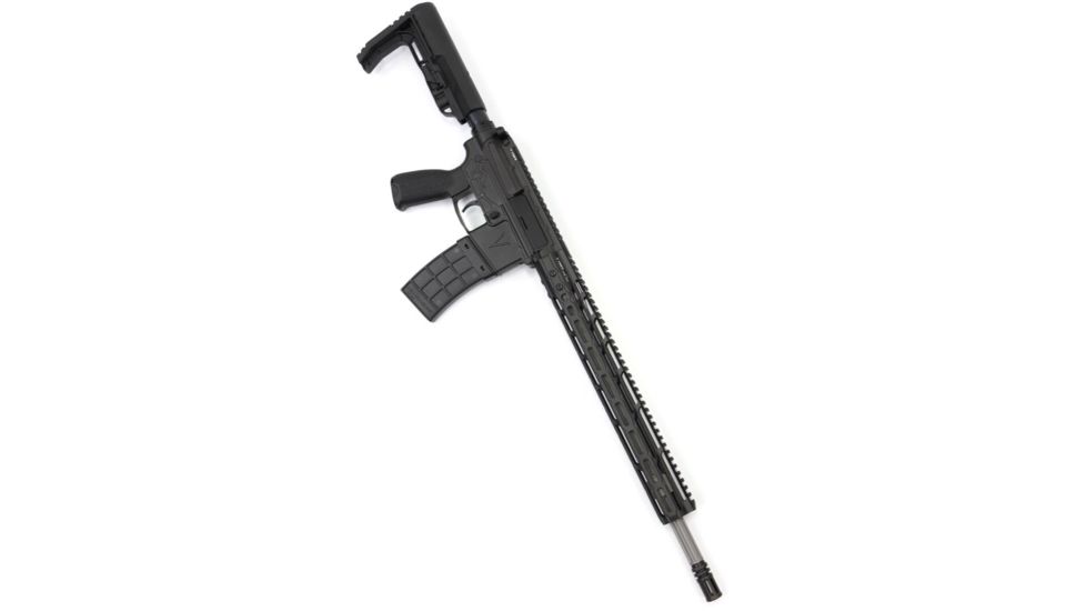V Seven Valkyrie Enlightened Complete Upper , .224, 18in, 1-7-in twist, 1/2 x 28 Thread, Black, 18, 18ENLI 224 FLT-UR