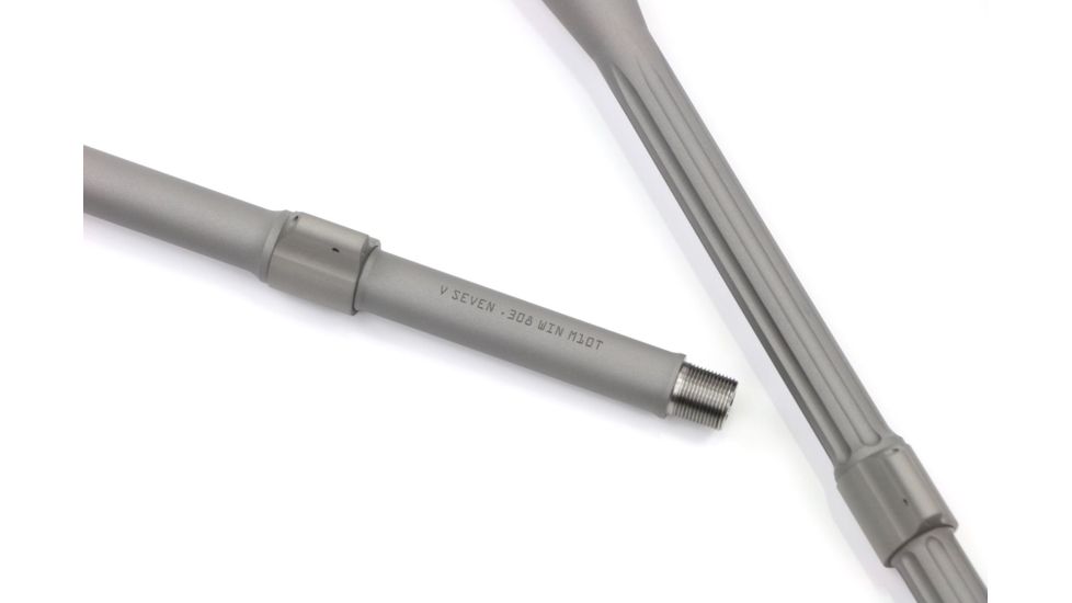 V Seven AR-10 .308 Winchester Stainless Match Threaded Barrel, 14.5in, 5/8x24 Thread, 1-10 Twist, 308M10T 14.5