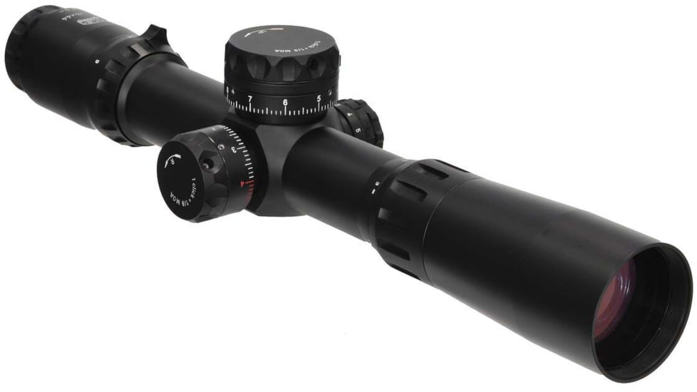 Valdada Spyder Compact Tactical Rifle Scope, 9-36x44, 35mm Tube, Second Focal Plane, MOA/MOA, MP-8 Xtreme X1 Illum, Black, VAL-9-36x44 Tactical