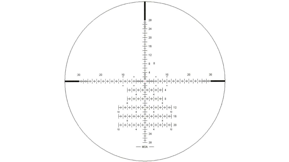 Valdada Spyder Compact Tactical Rifle Scope, 9-36x44, 35mm Tube, Second Focal Plane, MOA/MOA, MP-8 Xtreme X1 Illum, Black, VAL-9-36x44 Tactical