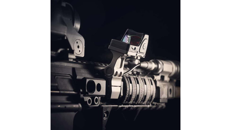 Valhalla Tactical Ruhk Adjustable Offset Mount for RMR/Holosun, Absolute Co-Witness, Raw Titanium, VLT-RUKHAC-RM-RT