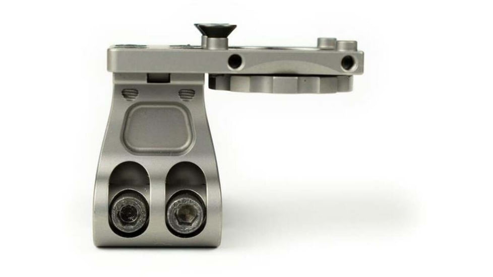 Valhalla Tactical Ruhk Adjustable Offset Mount for RMR/Holosun, Absolute Co-Witness, Raw Titanium, VLT-RUKHAC-RM-RT