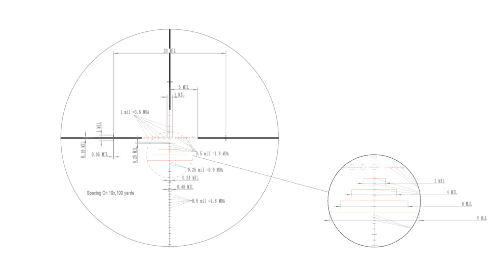 Valiant Optics Kronos Rifle Scope, 3-12x56mm, 30mm Tube, SIR FBR RGB Illuminated Reticle, Fixed Parallax - 100 yds, Black, VL6002