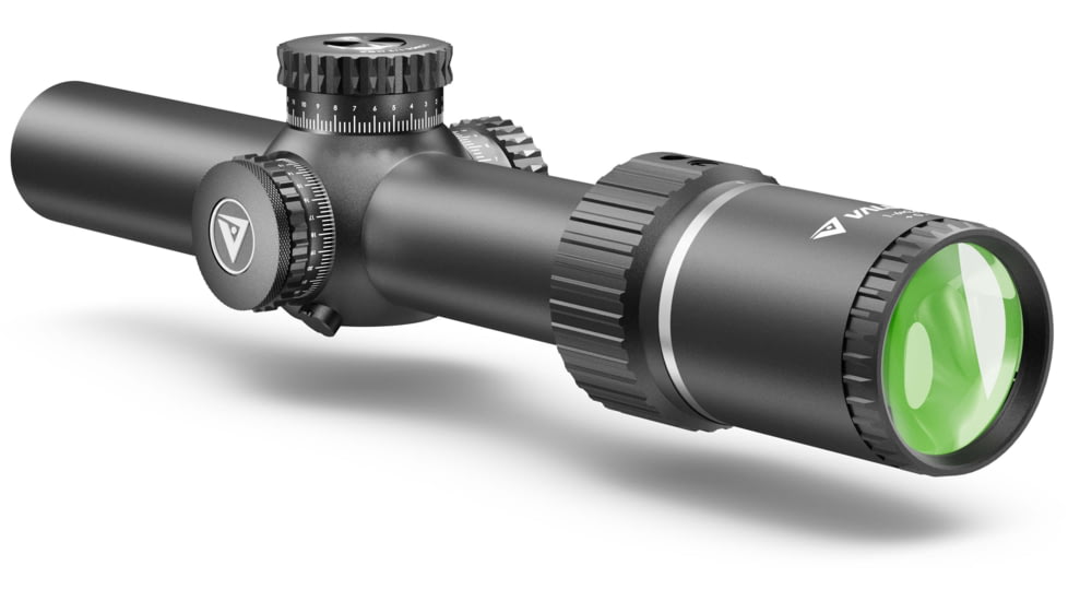 Valiant Optics Kronos SIR Rifle Scope, 1-6x24mm, 30mm Tube, TAC MOA Reticle, Black, VL3101