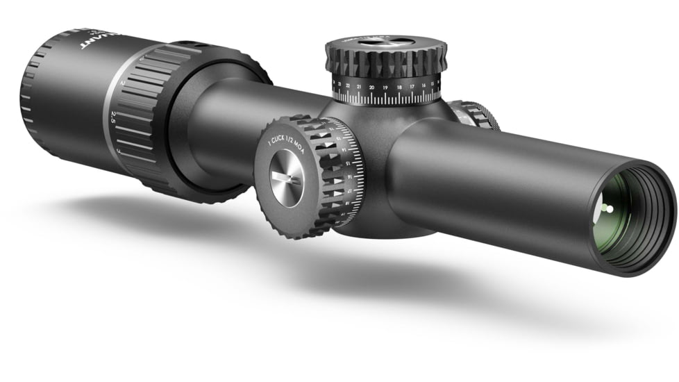 Valiant Optics Kronos SIR Rifle Scope, 1-6x24mm, 30mm Tube, TAC MOA Reticle, Black, VL3101