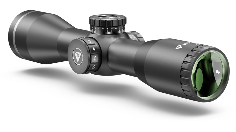 Valiant Optics Kronos SIR Rifle Scope, 4x40mm, 30mm Tube, Arc Reticle, Black, VL3002