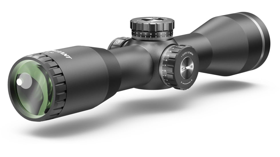 Valiant Optics Kronos SIR Rifle Scope, 4x40mm, 30mm Tube, Arc Reticle, Black, VL3002
