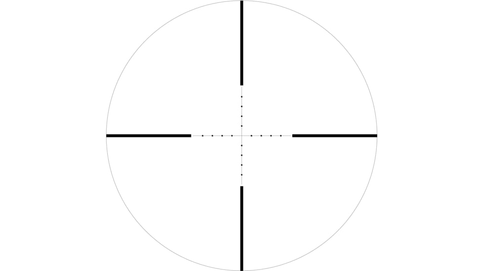 Valiant Optics Lynx Rifle Scope, 3-9x40mm, 1in Tube, AO SIR Mil-Dot Red Illuminated Reticle, Black, VL5201