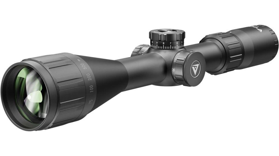 Valiant Optics Lynx Rifle Scope, 3-9x40mm, 1in Tube, AO SIR Mil-Dot Red Illuminated Reticle, Black, VL5201