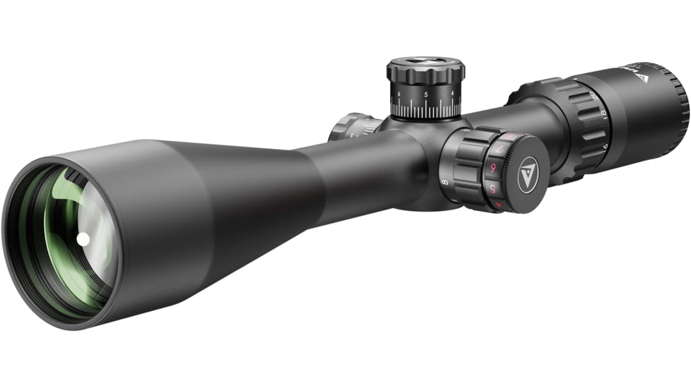 Valiant Optics Lynx Rifle Scope, 6-24x50mm, 30mm Tube, SF SIR Mil-Dot Red Illuminated Reticle, Black, VL5301