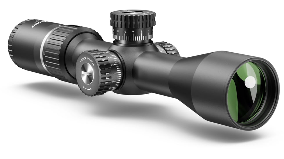 Valiant Optics Themys SF Compact Rifle Scope, 3-12x42mm, 30mm Tube, Mil HFT MRAD Reticle, Black, VL4104