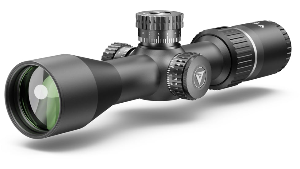 Valiant Optics Themys SF Compact Rifle Scope, 3-12x42mm, 30mm Tube, Mil HFT MRAD Reticle, Black, VL4104